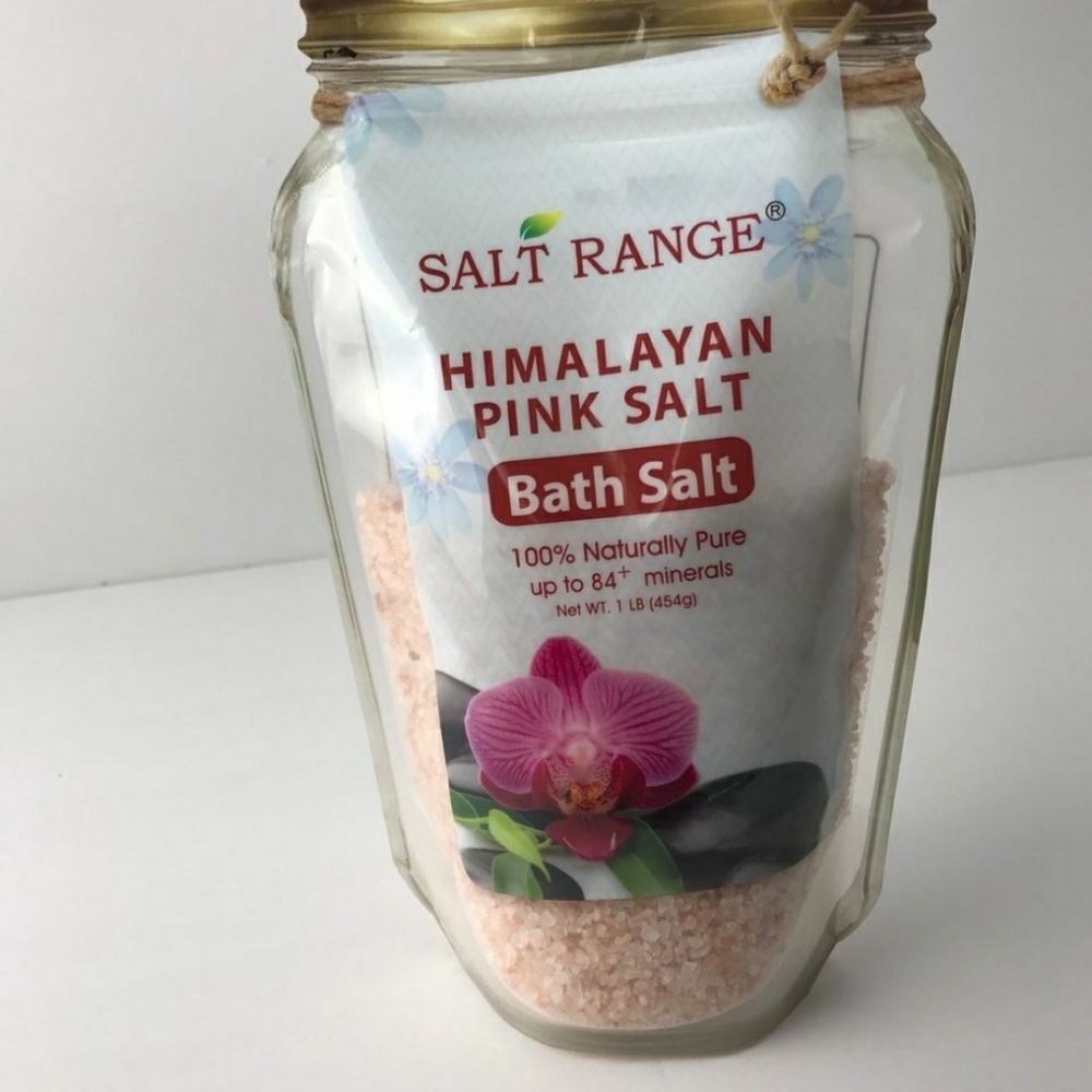 Salt Range | Himalayan Pink Bath Salt & Lip Balm - Picture 1 of 2